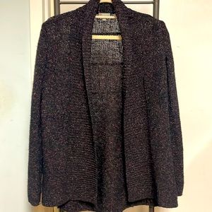 Talbots Brown Donegal Wool FlyAway Sweater